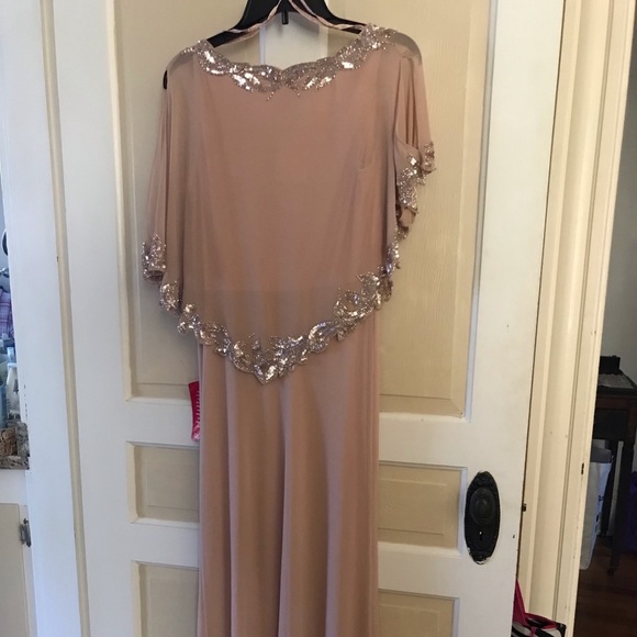 J Kara brand mother of bride dress size 6P - Picture 4 of 4
